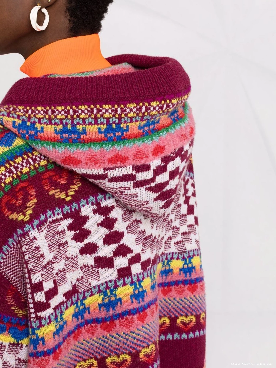 Affordable Stella intarsia-knit Women jumper McCartney 0825